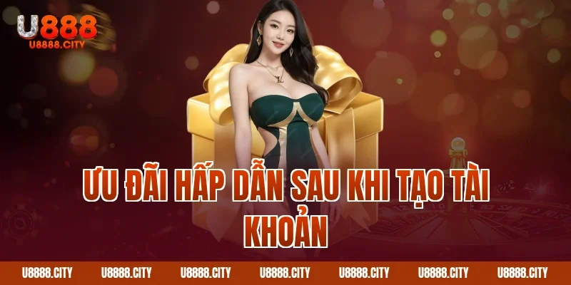 Ưu đãi hấp dẫn sau khi tạo tài khoản